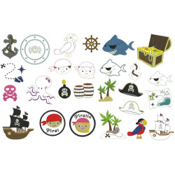 Stickserie - Pirateninsel 